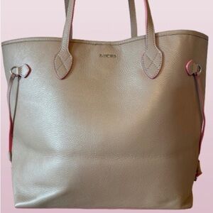 Lodis Bliss Taupe Tan Pink Beige Large Carryall Bag